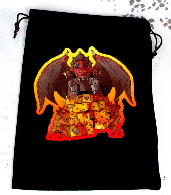 Premium Black Dice Bag: Dice Throne