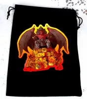 Premium Black Dice Bag: Dice Throne