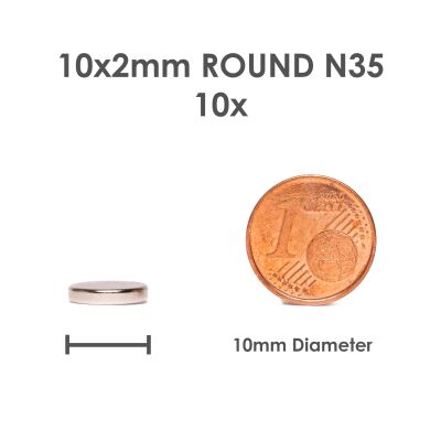 MiniatureAid Magnet 10x2 Gr&ouml;&szlig;envergleich
