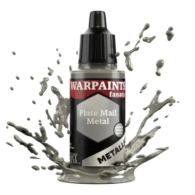 Warpaints Fanatic Metallic: Plate Mail Metal (18ml)