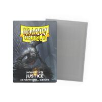 Dragon Shield Dual Matte Japanese Size Sleeves - Justice (60 Sleeves)