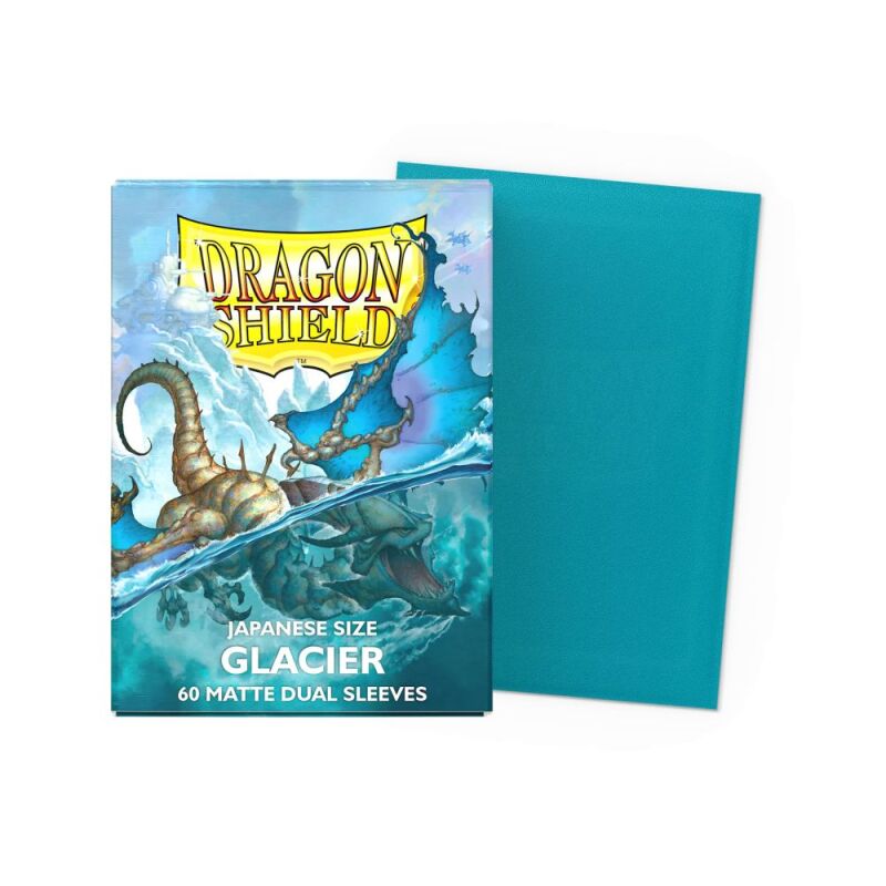 Dragon Shield Dual Matte Japanese Size Sleeves - Glacier (60 Sleeves)