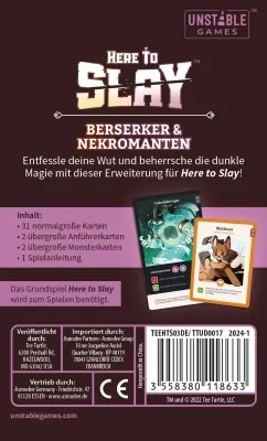 Here to Slay &ndash; Berserker &amp; Nekromanten