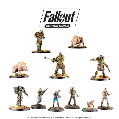 Fallout: Wasteland Warfare - Two Player Starter Set Inhalt