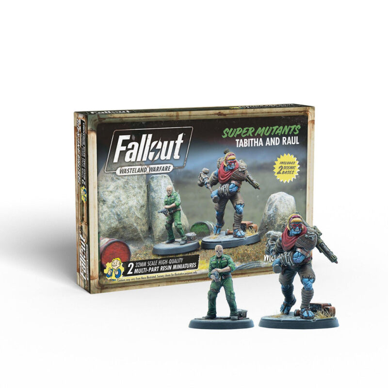 Fallout: Wasteland Warfare - Super Mutants: Tabitha and Raul Verpackung
