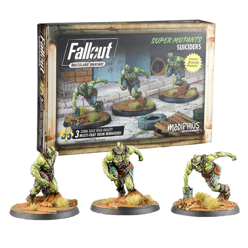 Fallout: Wasteland Warfare - Super Mutants: Suiciders Inhalt