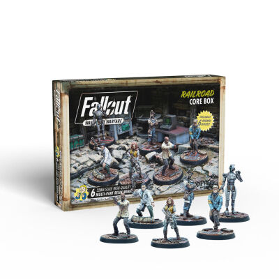 Fallout: Wasteland Warfare - Railroad - Core Box Inhalt