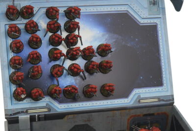 Strike Force Box (Sci-fi) mit zus&auml;tzlicher Metallplatte im Deckel