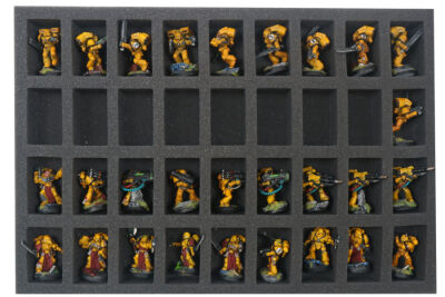 Standart Box f&uuml;r 36 Miniaturen auf 32mm Bases