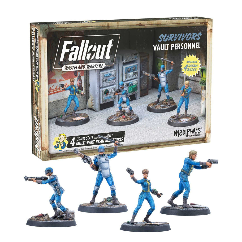 Fallout: Wasteland Warfare – Miniatura Jake Finch (Survivors) Resina 32 Mm, Forged In The Fire