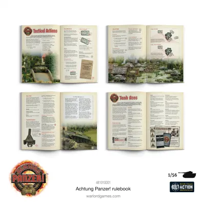 Achtung Panzer! Regelbuch (Englisch)