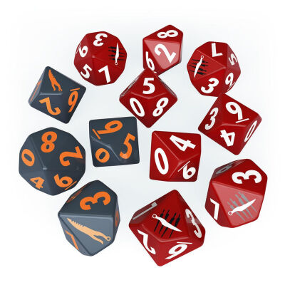 Fallout Factions: The Disciples (Dice Set) Inhalt