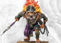 Rakshasa Ravanar (mit Hindu-Waffe)