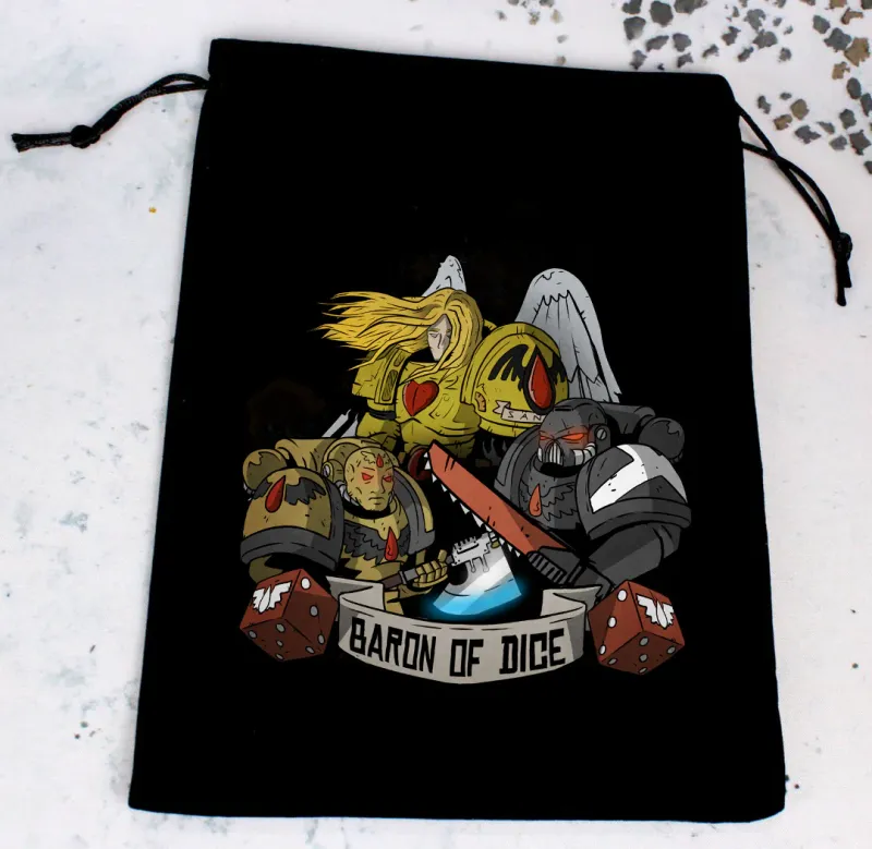 Premium Black Dice Bag: Retribution