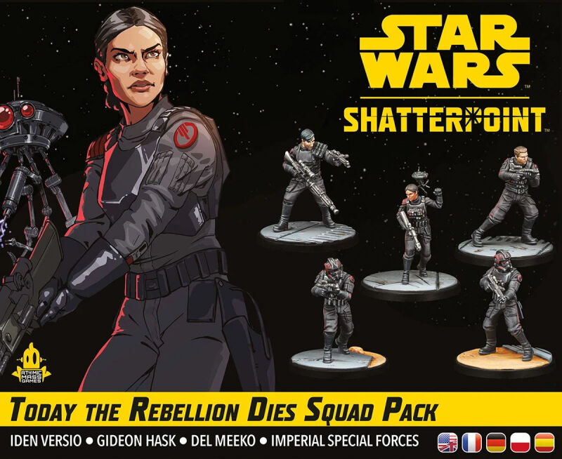 Star Wars: Shatterpoint – Today the Rebellion Dies Squad Pack Verpackung Vorderseite