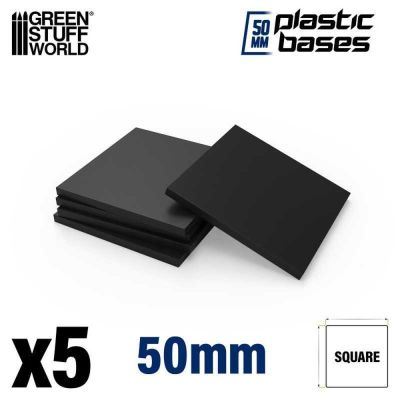 Plastic Bases - Square (50x50mm)