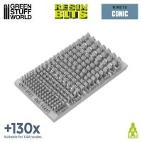 3D - Printed Set - Micro Rivets - Conical