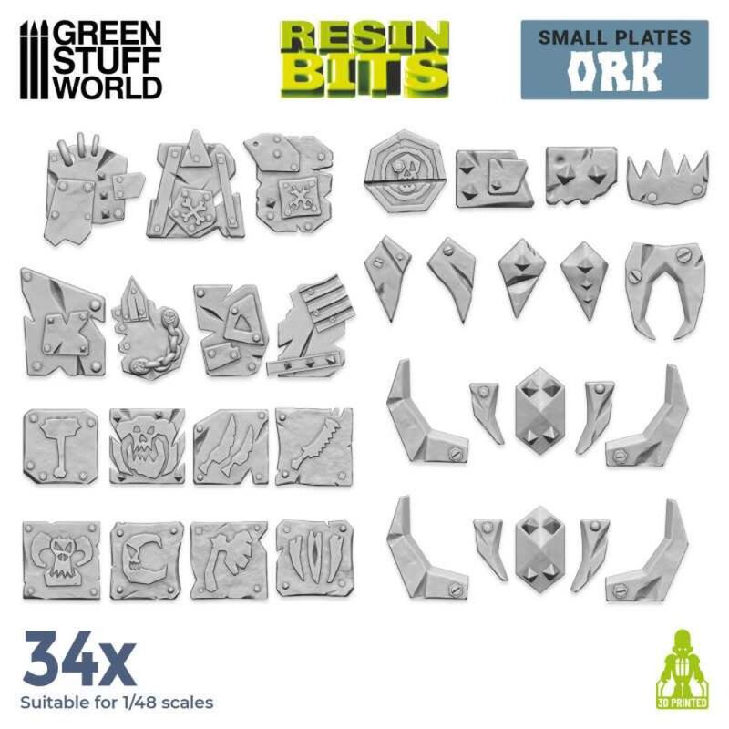 3D - Printed Set - Small Ork plates