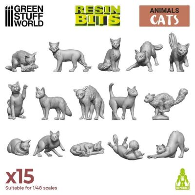 3D - Printed Set - Cats