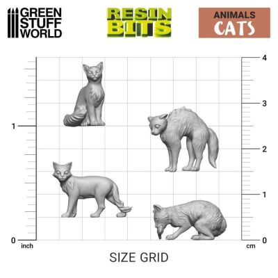 3D - Printed Set - Cats