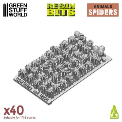 3D - Printed Set - Small Spiders