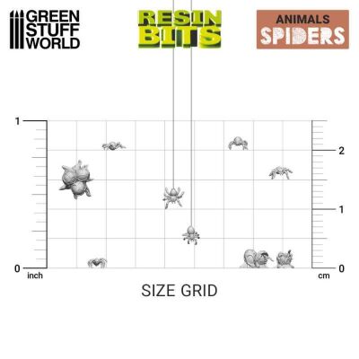 3D - Printed Set - Small Spiders