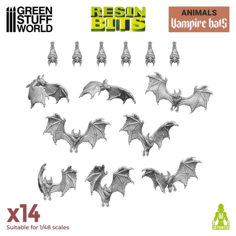 3D - Printed Set - Vampire Bats