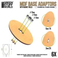 MDF Base Adapter - Oval 35x60mm to Square 40x60mm