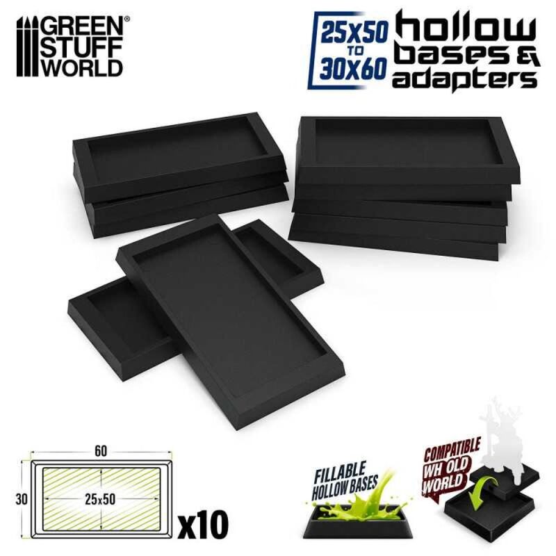 Plastic Base Adapter - 25x50mm to 30x60mm