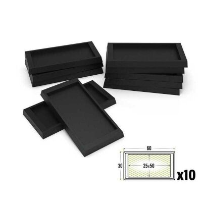 Plastic Base Adapter - 25x50mm to 30x60mm