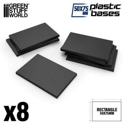 Plastic Bases -  Rectangular (50x75mm)
