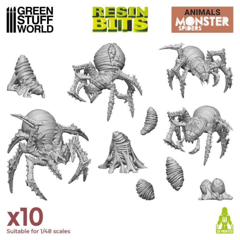 3D - Printed Set - Monster Spiders