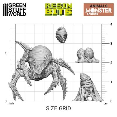 3D - Printed Set - Monster Spiders