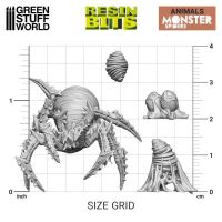 3D - Printed Set - Monster Spiders