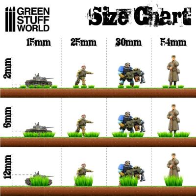 Static Grass Tufts 12 mm - Light Green