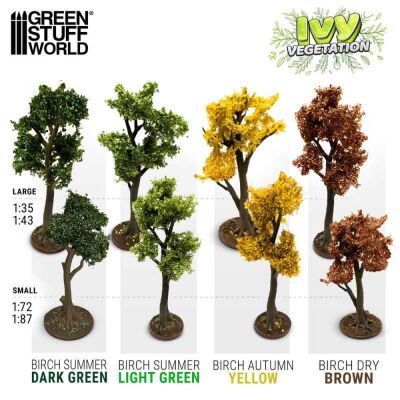 Ivy Foliage - Brown Birch - Large