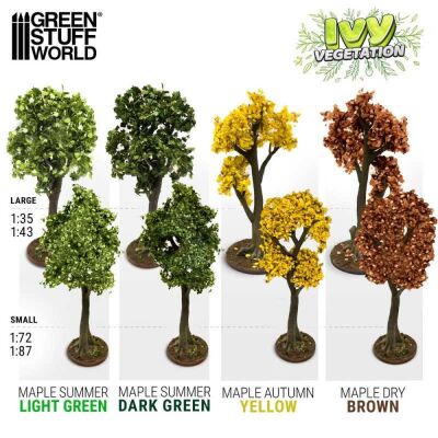 Ivy Foliage - Brown Maple- Large