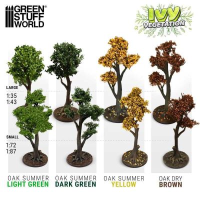 Ivy Foliage - Light Green Oak - Small