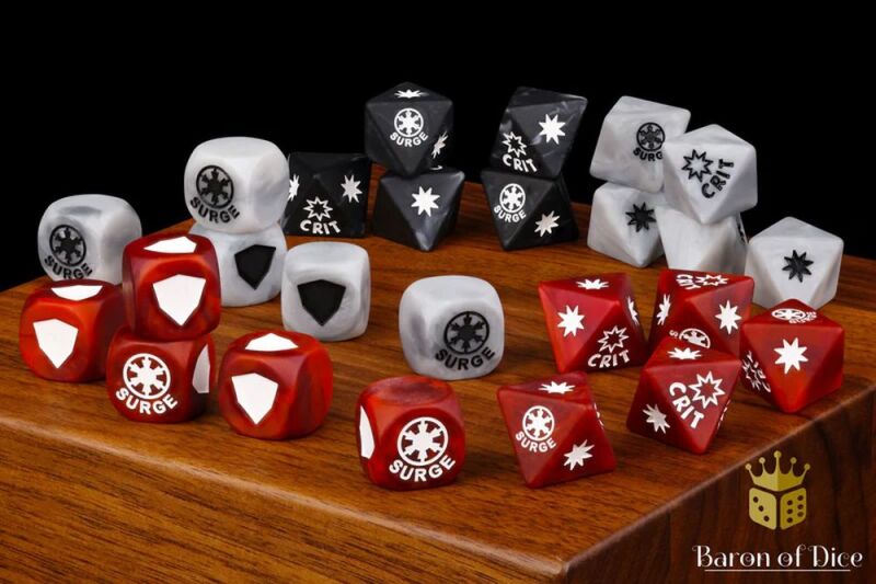 Autocratic Empire Dice Set - Matt (25)