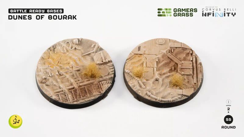 Dunes of Bourak Round 55mm (2x)