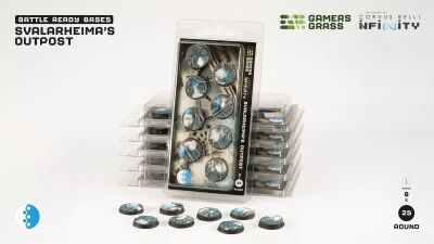 Svalarheima&rsquo;s Outpost Bases Round 25mm (x8)