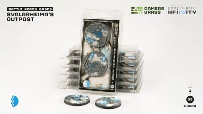 Svalarheima&rsquo;s Outpost Bases Round 55mm (x2)