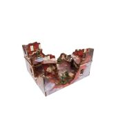 WW2 Normandy Ruined Large House 1 Prepainted