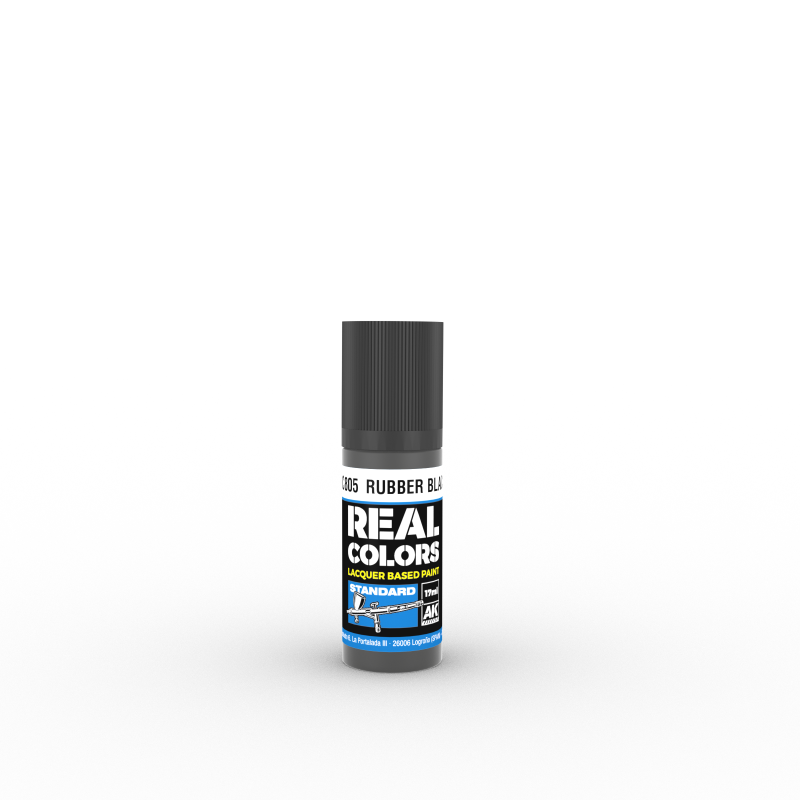 Real Colors Rubber Black (17ml)