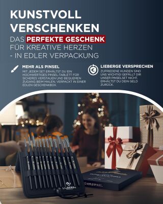 Lieberge K&uuml;nstlerpinsel Klassik (12 Pinsel)