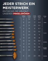 Lieberge K&uuml;nstlerpinsel Klassik (12 Pinsel)