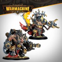 Warmachine: Emperor Carver Ultimus Esquire III &amp; War Boar MMD47