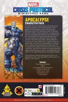 Marvel: Crisis Protocol &ndash; Apocalypse Verpackung R&uuml;ckseite