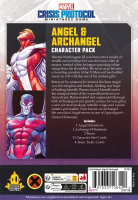 Marvel: Crisis Protocol &ndash; Angel &amp; Archangel Verpackung R&uuml;ckseite