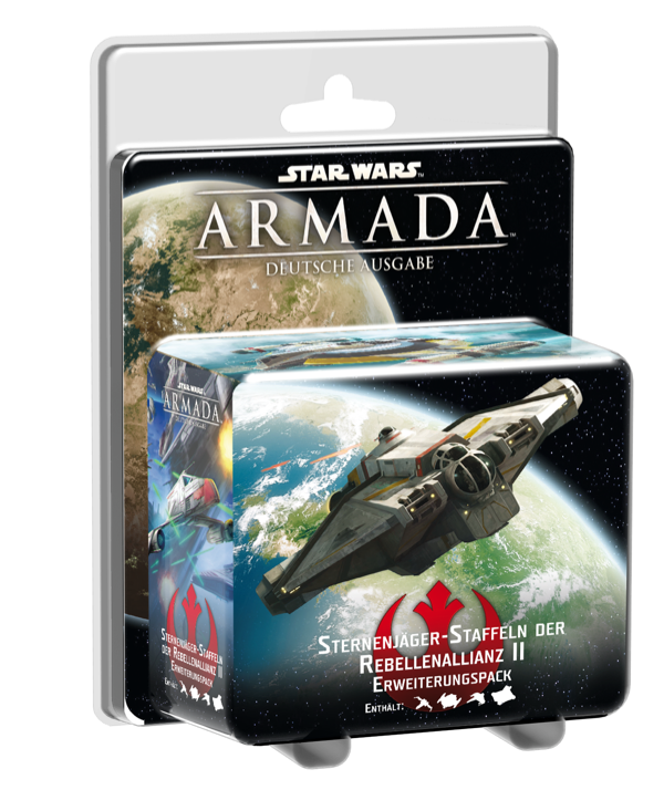 Star Wars: Armada - Sternenjäger-Staffeln der Rebellenallianz II inhalte details unbemalte miniaturen
